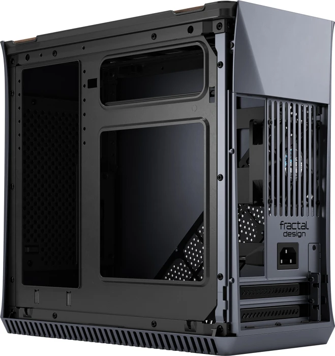 Fractal Design Era ITX Titanium Grey Walnut, Mini-ITX