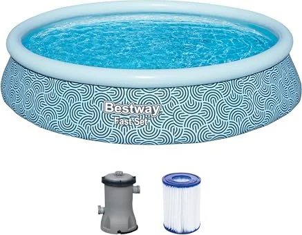 Bestway Fast Set Quick-Up Pool Set rund 396x84cm
