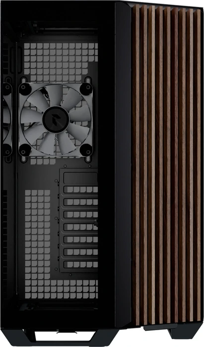 APNX V3 Black/Wood, inkl. 4x Lüfter, Glasfenster