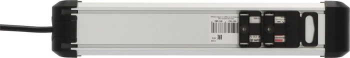 Brennenstuhl Premium-Alu-Line, 6-fach, 3m, silber/schwarz