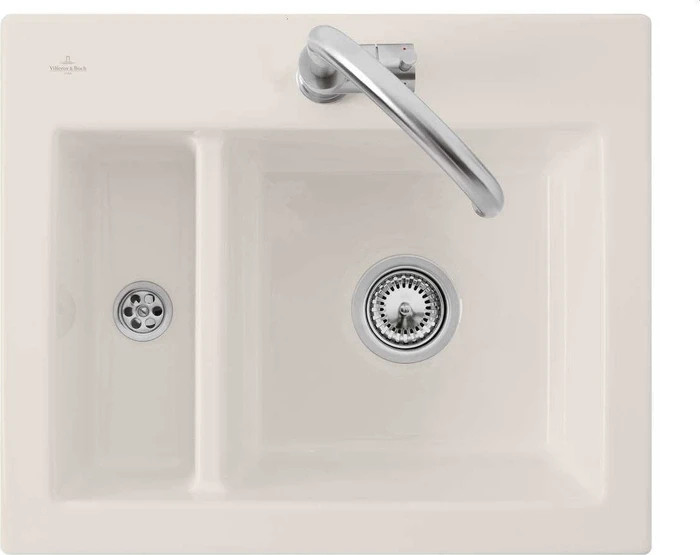 Villeroy & Boch Subway 620x510mm Einbau Becken reversibel crema
