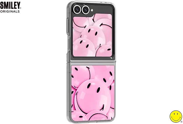 Samsung Slash B Slash Smiley Pink Flipsuit Card