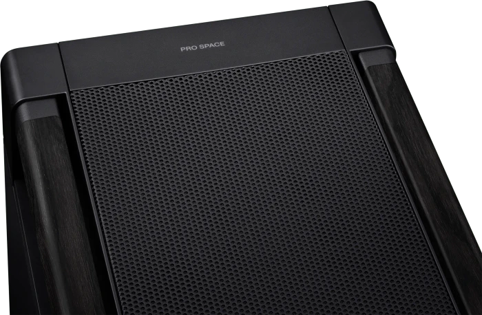 ASUS ProArt PA602 Wood Edition, schwarz/braun, Tempered Glass Panel, Glasfenster