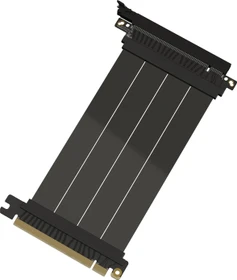 LinkUP AVA5 Riser Kabel, gerade, PCIe 5.0, 150mm, schwarz