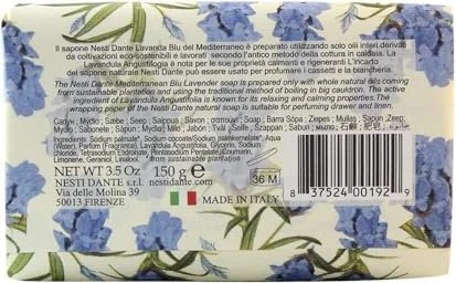 Nesti Dante Lavender Blu del Mediterraneo feste Seife, 150g