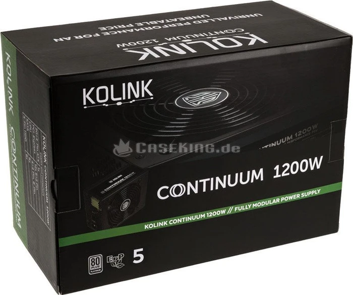 Kolink Continuum (Rev. 2.0) 1200W, ATX 2.4