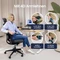 Ergotopia PureBack ergonomischer Bürostuhl mit Kopfstütze, schwarz Vorschaubild