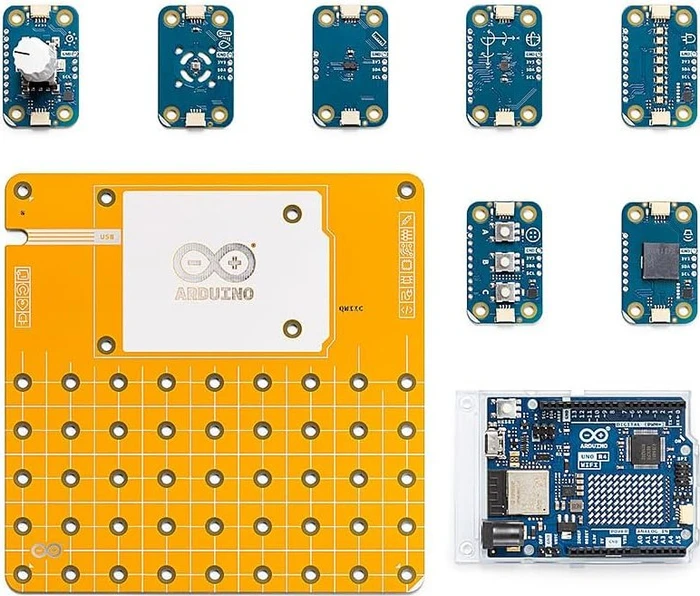 Arduino UNO R4 WiFi Plug and Make Kit, DE