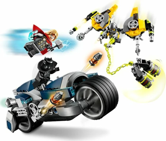 LEGO Marvel Super Heroes Spielset - Avengers Speeder-Bike Attacke