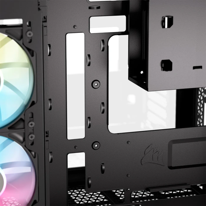 Corsair 2500X RGB, schwarz, Glasfenster