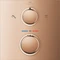 Grohe Allure Thermostat-Brausebatterie mit integrierter 2-Wege-Umstellung warm sunset gebürstet Vorschaubild