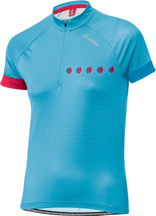Löffler Bike Rise half zip Trikot kurzarm sky (Damen)