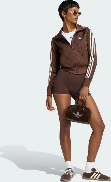 adidas Satin Polka Dots TT Track Top Trainingsjacke auburn (Damen)