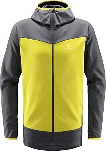 Haglöfs Frost Mid Mid Hood Funktionsjacke magnetite/aurora (Herren)