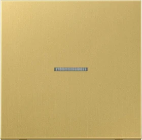 Jung Serie LS eNet Taster Standard 1fach Messing, Messing classic