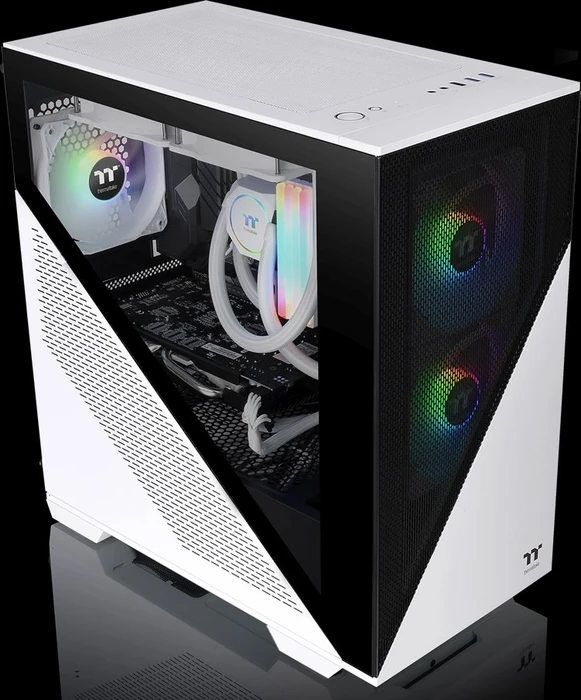 Thermaltake Divider 170 TG ARGB Snow Edition, weiß, Glasfenster