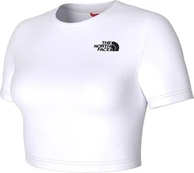 The North Face Cropped Slim T-Shirt kurzarm tnf white (Damen)