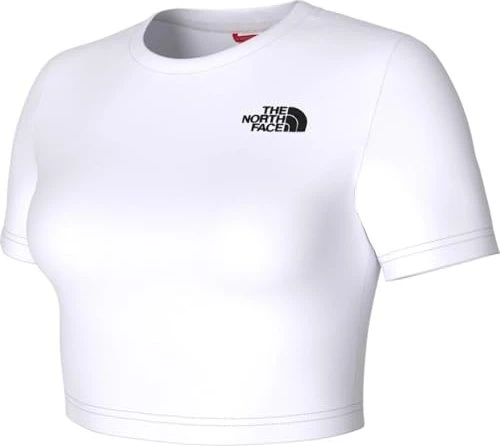 The North Face Cropped Slim T-Shirt kurzarm tnf white (Damen)
