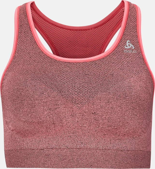 Odlo Seamless Medium Ceramicool Sport-BH cayenne melange (Damen)