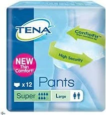 Tena ProSkin Pants Super Schutzhose Größe L,    12 Stück