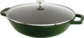 Zwilling Staub Wokpfanne 30cm 4.74l basilikumgrün