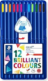 Staedtler ergosoft 157 Buntstift sortiert, 12er-Set