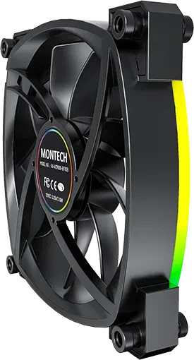 Montech AX120 PWM ARGB schwarz, 120mm