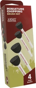 Army Painter Chipping Brush Set Pinselset,   4-tlg.