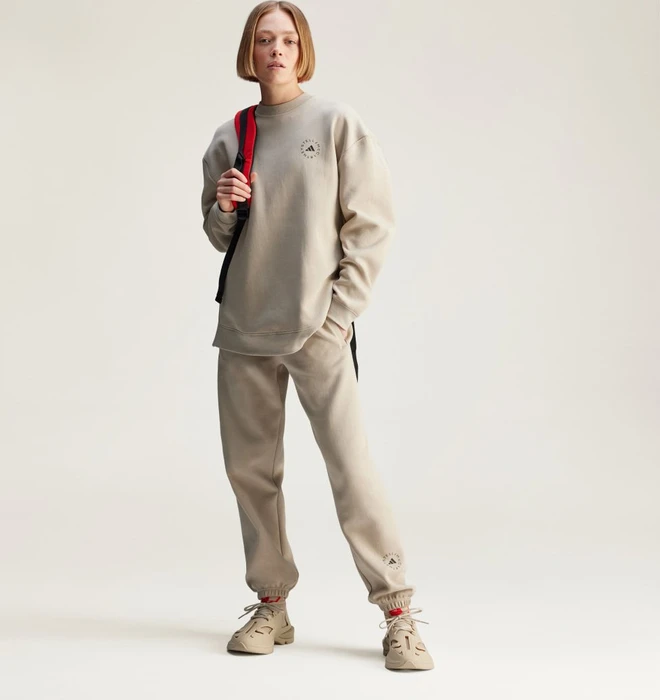 adidas by Stella McCartney Loose Trainingshose lang desert sand-smc (Damen)
