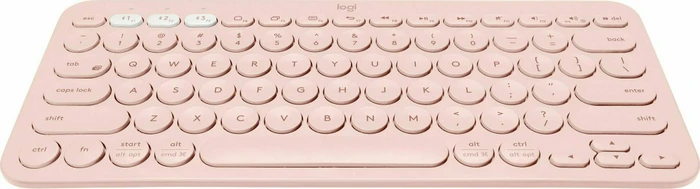 Logitech K380 Multi-Device Keyboard, Rose, Bluetooth, DE