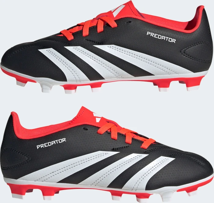 adidas Predator 24 Club FxG core black/cloud white/solar red (Junior)