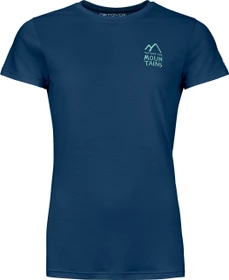 Ortovox 120 Cool Tec Mountain Duo Funktionsshirt kurzarm deep ocean (Damen)
