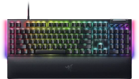 Razer BlackWidow V4, Razer GREEN Clicky Gen-3, USB, US (RZ03-04690100-R3M1)