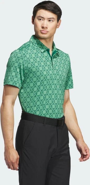 adidas Ultimate365 Tour Heat.RDY Jacquard Poloshirt kurzarm collegiate green (Herren)