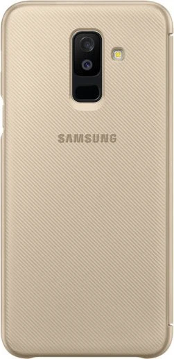 Samsung Flip Wallet für Galaxy A6+ (2018) gold