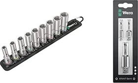 Wera 870/4/7 Set A SB Steckschlüssel-Adapter-Set, 3-tlg.