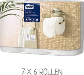 Tork T4 Premium extra soft Toilettenpapier 4-lagig weiß, 42 Rollen