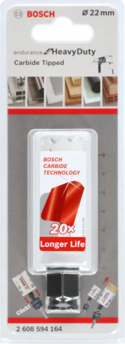 Bosch Professional Endurance for Heavy Duty HM Lochsäge, 22mm, 1 Stück