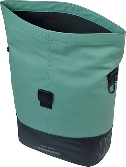Basil Cove Shopper MIK Hooks Gepäcktasche silvergreen/black
