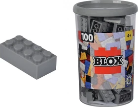 Simba Toys Blox 100 8er Steine grau