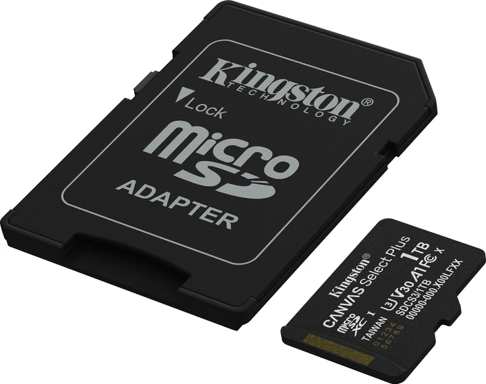 Kingston Canvas Select Plus Gen3 R150 1TB Kit, UHS-I U3, A1, Class 10
