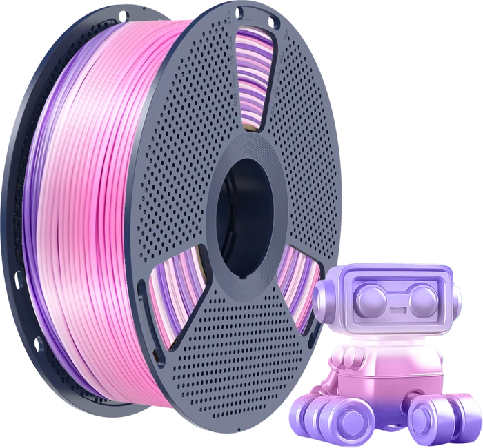 Sunlu Silk PLA+ Tri-Color Rainbow-03, mehrfarbig, Spule, 1.75mm, 1.00kg