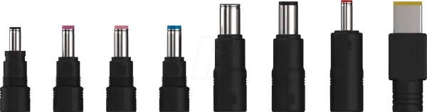 Ansmann Notebook-Adapterset für USB-C-Netzteile, 9 teilig