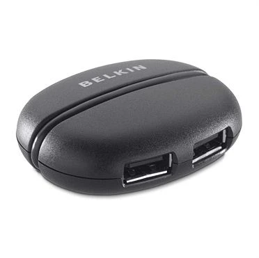 Belkin Premium USB 2.0 Travel-Hub, 4-port