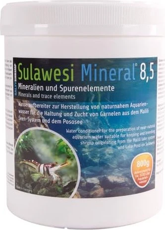SaltyShrimp Sulawesi Mineral 8.5, Wasseraufbereiter für Sulawesi Garnelen