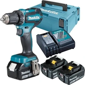 Makita DDF485RTJ3 Akku-Bohrschrauber inkl. MAKPAC + 3 Akkus 5.0Ah