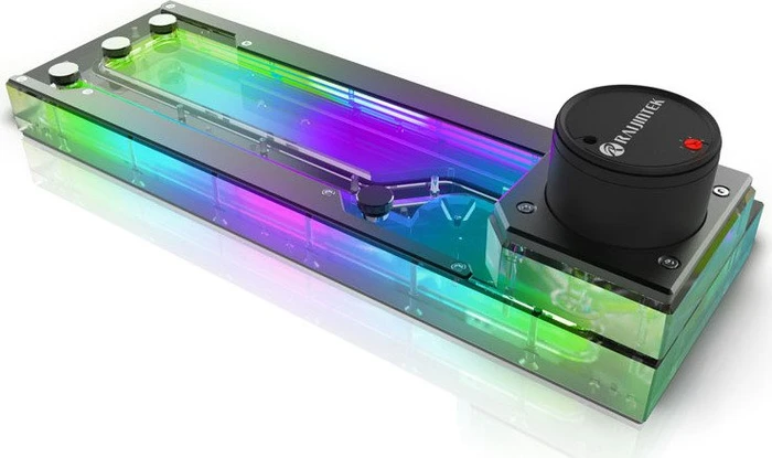 Raijintek Acheron 360 D5 EVO RBW Distro Plate, Verteilerplatte mit Pumpe