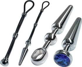 Malesation Cock Grip Set mittel chrom/blau