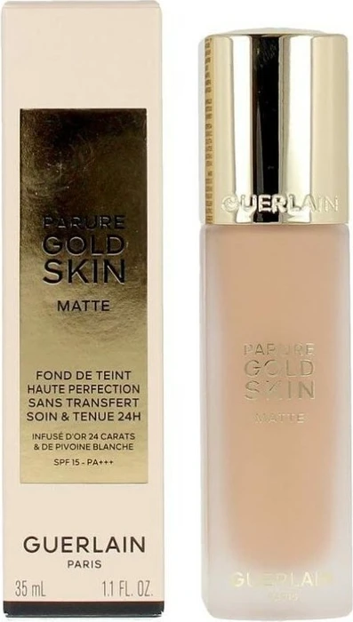Guerlain Parure Gold Skin Matte Foundation 3W warm LSF15, 35ml