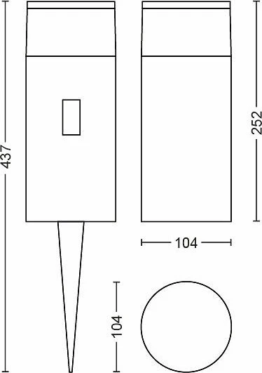Philips Hue White and Color Ambiance Calla Gartenspot